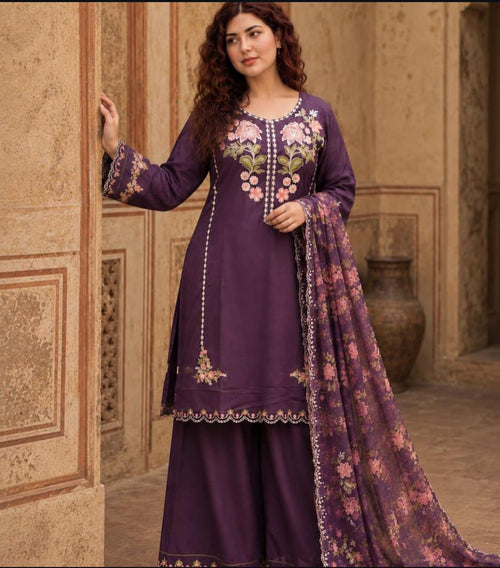 3 piece Lawn Suit